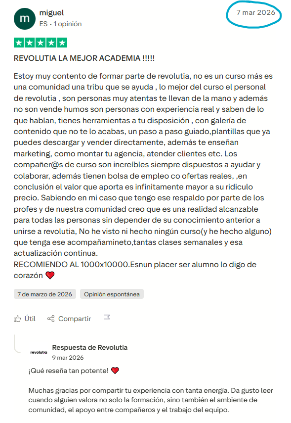 Opinión sobre Revolutia IA PRO Miguel