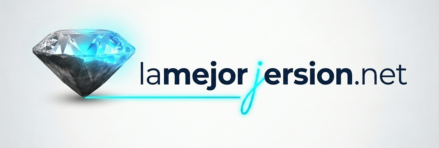 Logo lamejorversion con Diamante